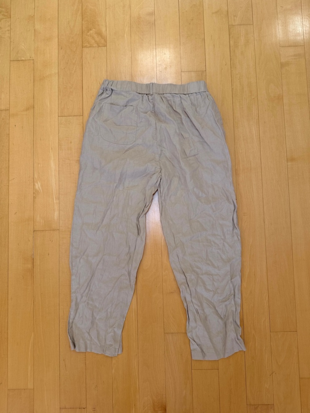 Quince Lightweight European Linen Pants Flax Color Sz Small - Picture 4 of 11